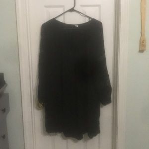 Black cotton tunic dress by Old Navy ..